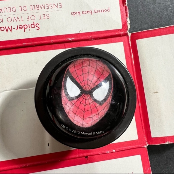 HP ๐ฅณ๐ Pottery Barn Spider-Man Dresser Cabinet Door Knobs Pulls Marvel Comics - Picture 7 of 8